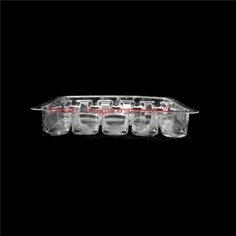Transparent Plastic Ampoule Tray 1ml,2ml, 3ml,5ml, 10ml Plastic Vial Tray Blister Can Be Customization
