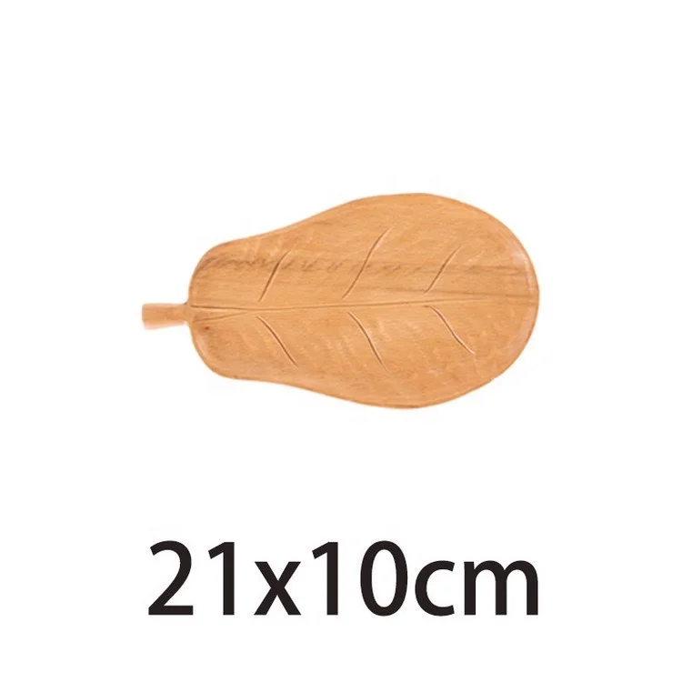 China Supplier Japanese Style Leaf Design Large Size Small Wooden Serving Bowl Dishes for sale with Fruit Snack Food Storage