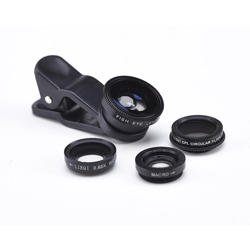 Extra Phone Camera Lenses 4 In 1 Camera Lens Kit For iPhone