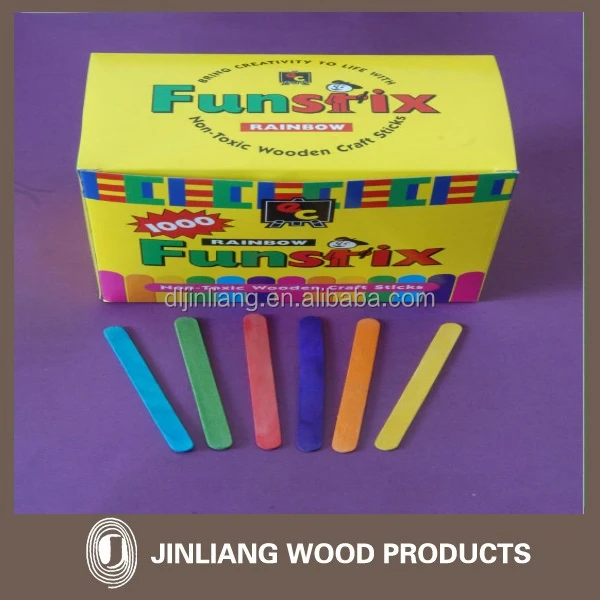 Hot sale colored round craft stick wood