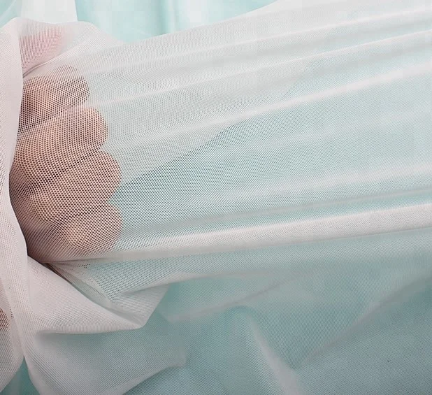 
High Stretch Power Net Polyester Spandex Mesh Fabric For Lingerie 