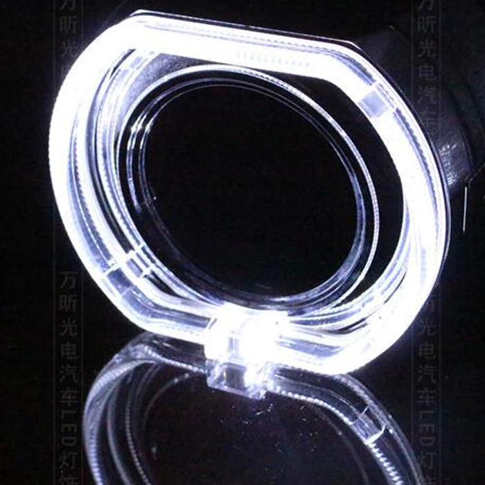 
bixenon projector lens shrouds cover for 3.0inch 2.5 inch h1 h4 h7 h4 Lens with angel eyes LED halo ring for BMW 