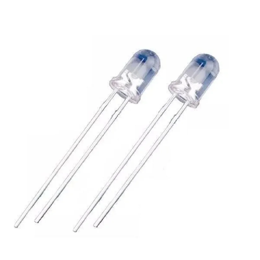 LED manufacturer hot sell T-1 3/4 5mm  760nm 770nm 780nm InGaAs infrared diode as sensor for Color selection and photo therapy