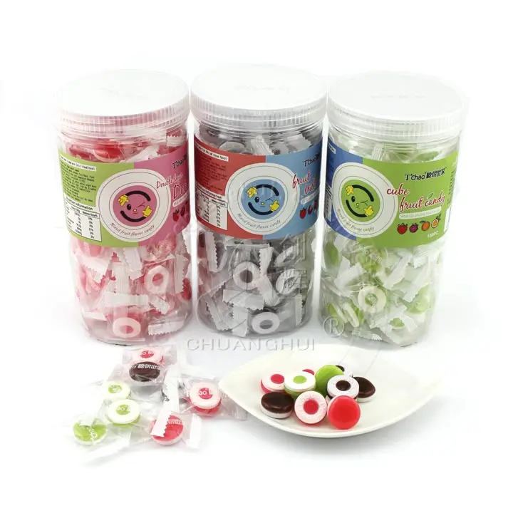 2 In 1 Sugar Free Button Candy in Jar
