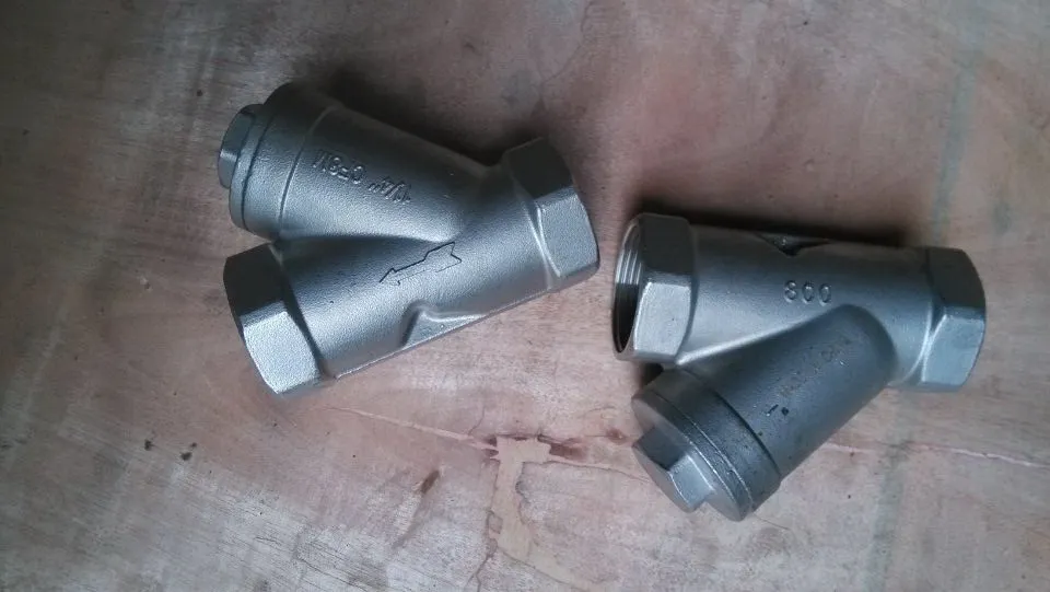 
Stainless steel threaded SS304 CF8 Y Strainer 