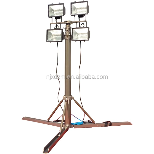 
XD552 10m tripod mobile pneumatic mast pole light lifter 