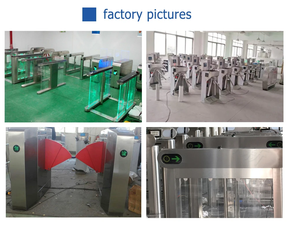 Full Automatic Single Moter Fast Speed Flap Turnstile Gate With 4 Pairs Infrared Sensor