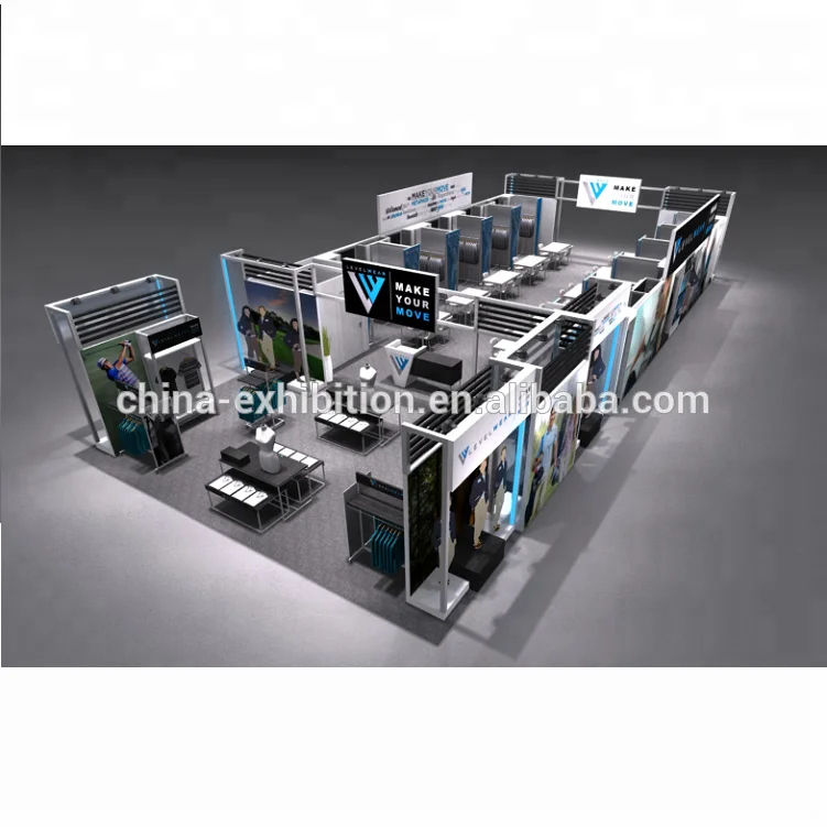 Tianyu Gorgeous Portable Trade Show Display Booth Designs For Clothing Shop Exhibition Booth