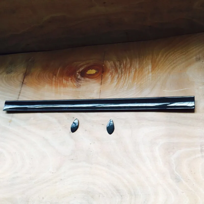 For 1999-2002 Skyline R34 GTT GTR OEM carbon fiber Rear Spoiler Blade and End Slips