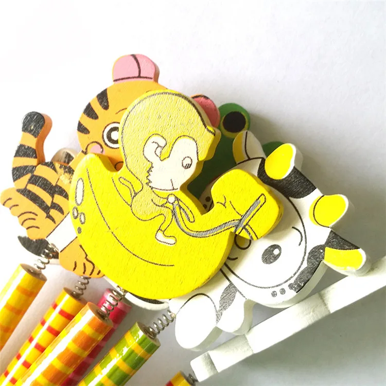 FQ brand wholesale small custom logo school student animal wood writing pencil