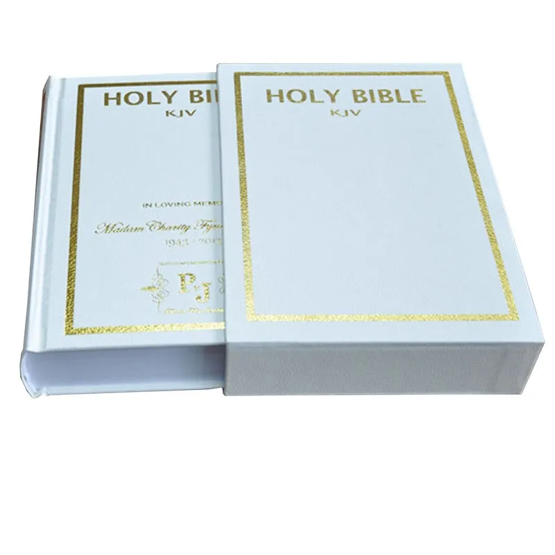 Customized holy hardcover Spanish English wholesale bilble printing service