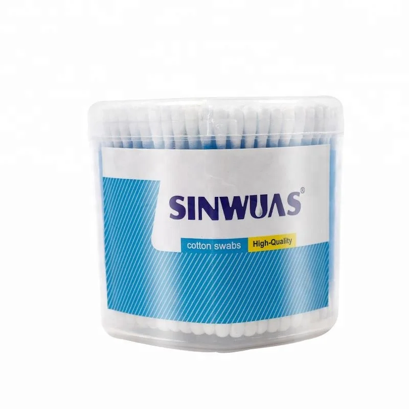 OEM design heart box multifunctional no irritation pure cotton swab