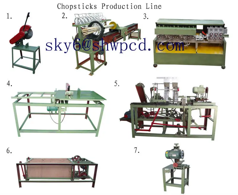 Hot-sale bamboo chopsticks making machine