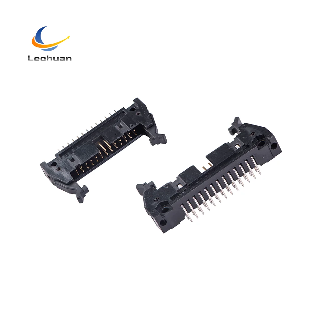 Прямоугольный штыревой разъем 2,54 мм (1 дюйм) для эжектора IDC