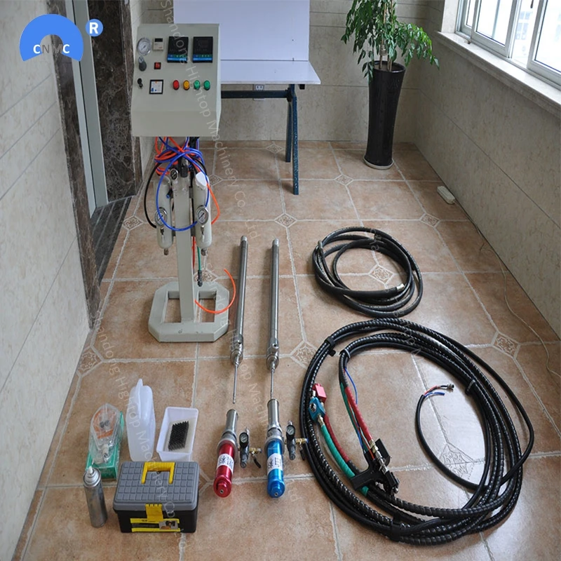 Low flow rate PU foam polyurethane injection filling machine for insulation