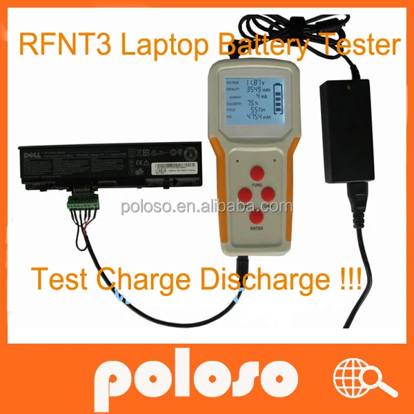 Portable laptop battery tester for lenovo Dell HP IBM Acer Asus ,Testing capacity voltage Charge Discharge
