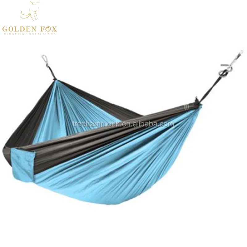 2023 new product high quality Outdoor Popular fashionable portable double parachute ripstop nylon survival hammock