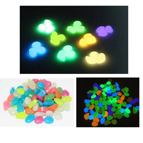 photoluminescent long after glow in the dark luminous luminescent garden pathway walkway paving cobblestone pebble rock stone