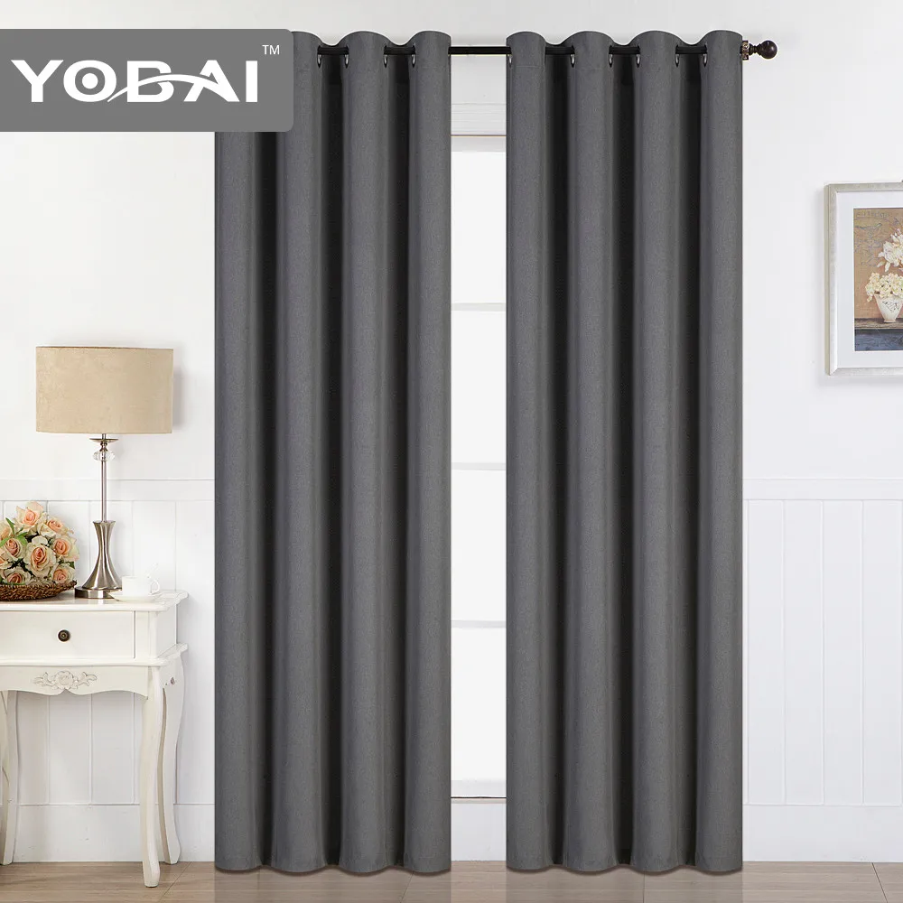 Wholesale Faux Linen Curtains For The Living Room In Stock