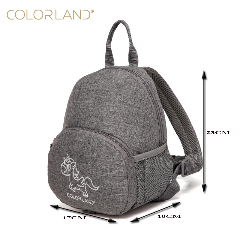 Colorland New Baby Toddler Walking Safety Backpack Little Kid Boys Girls Anti-lost Travel Bag Harness Mini Backpack Stock & OEM