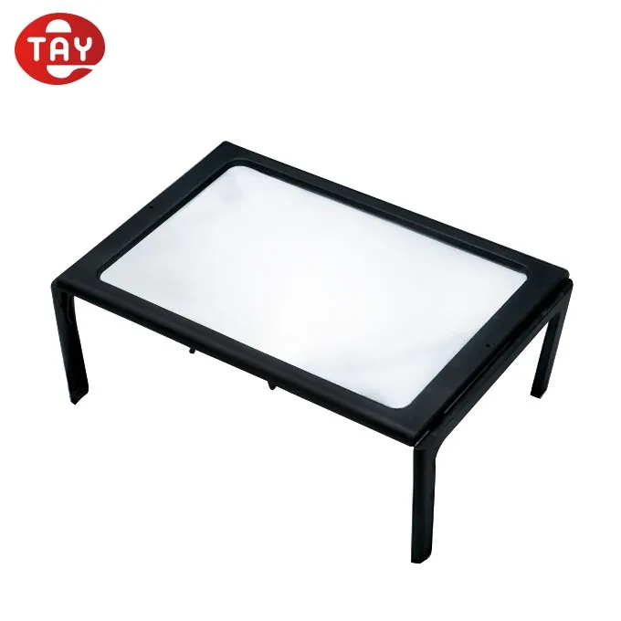 lighted magnified standing desk lamp foldable desk type a4 binocular hands free magnifier for visually impaired