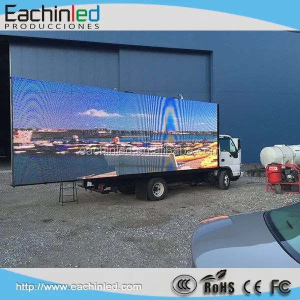 
Full color outdoor rental led display P12.8 digital advertising signs for cars 