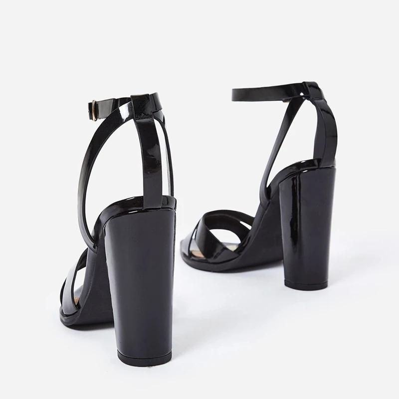 Genuine leather Italian luxury shoes party women high heel sandals