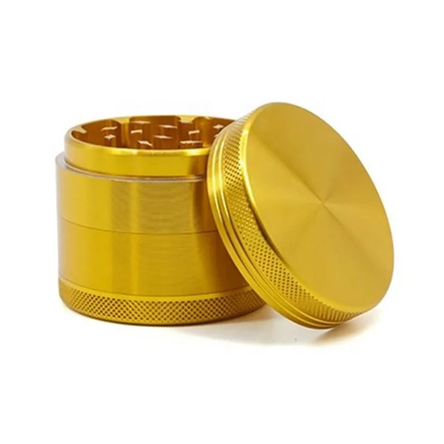 Dry herb grinder aluminum 55mm 4 parts wholesale herb grinder