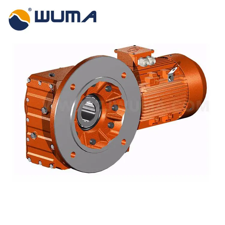 K высокий крутящий момент RIGH угол выход фланец винтовой редукторный двигатель