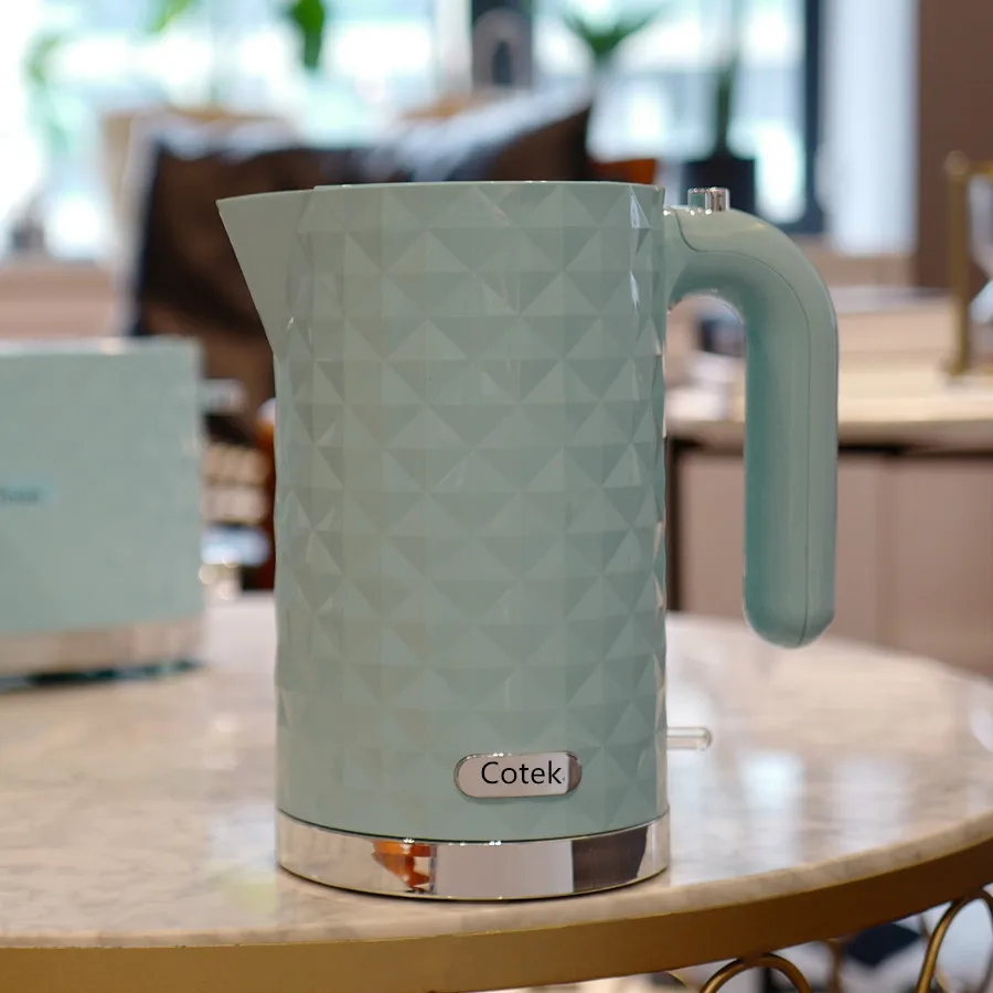 Diamond Tea Electric Kettle with Dry Boil protection and 2 Stage Opening System