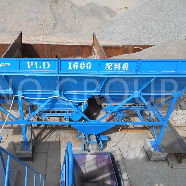New hot sale belt conveyor feeding prefabricated belt concrete mixing plant