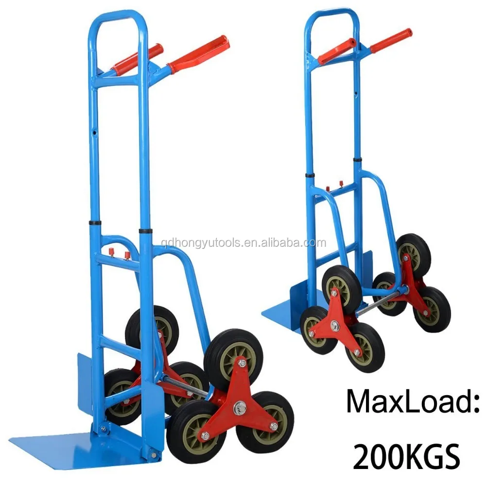 Six Wheel Platform Stair Climbing Hand Trolley