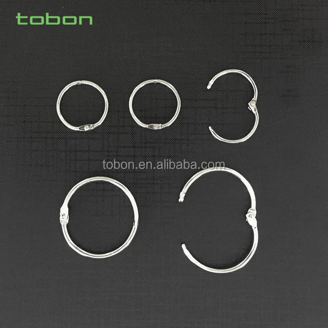 school card ring 20mm to 80mm different size nickel book ring book binding ring