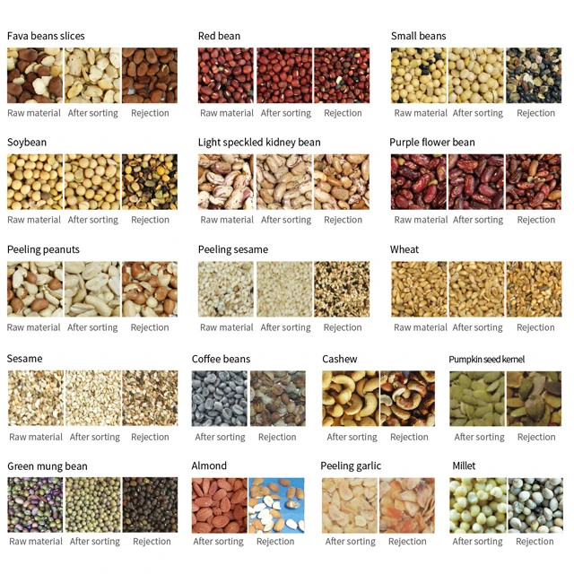 CCD Peanuts Color Sorter Sorting Machine Peanuts