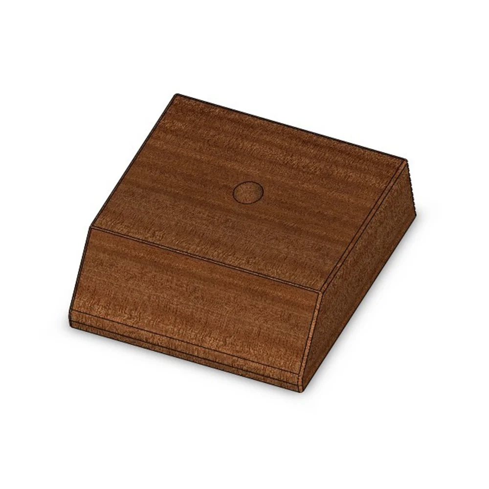 
single beer tap handle wooden display stand 