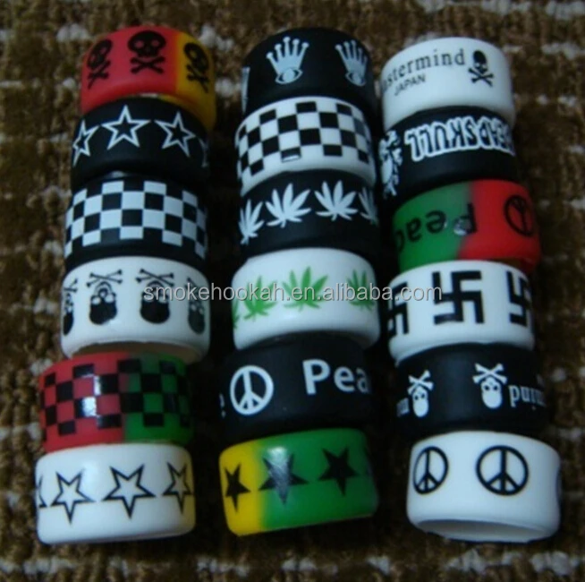 22mm silicone rubber vape band cheap custom silicone vape band design