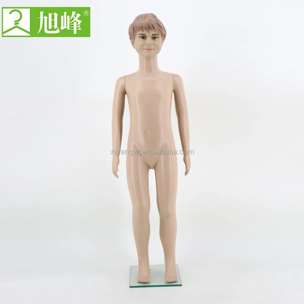 B-1 small children plastic with make-up head used mannequins