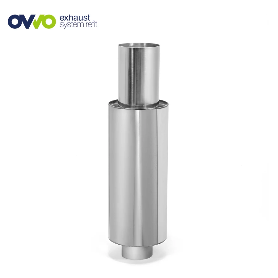 
Professional Burnt Blue 201/304 Varnish 63mm Electrical Exhaust Muffler Universal Car Motorcycle Muffler 