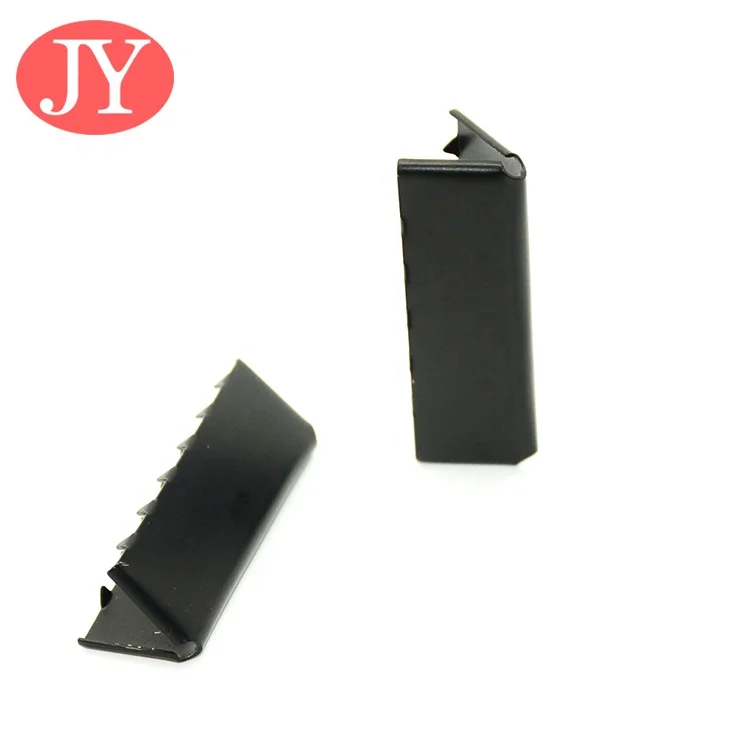 Factory price 15mm small size copper metal belt end tips