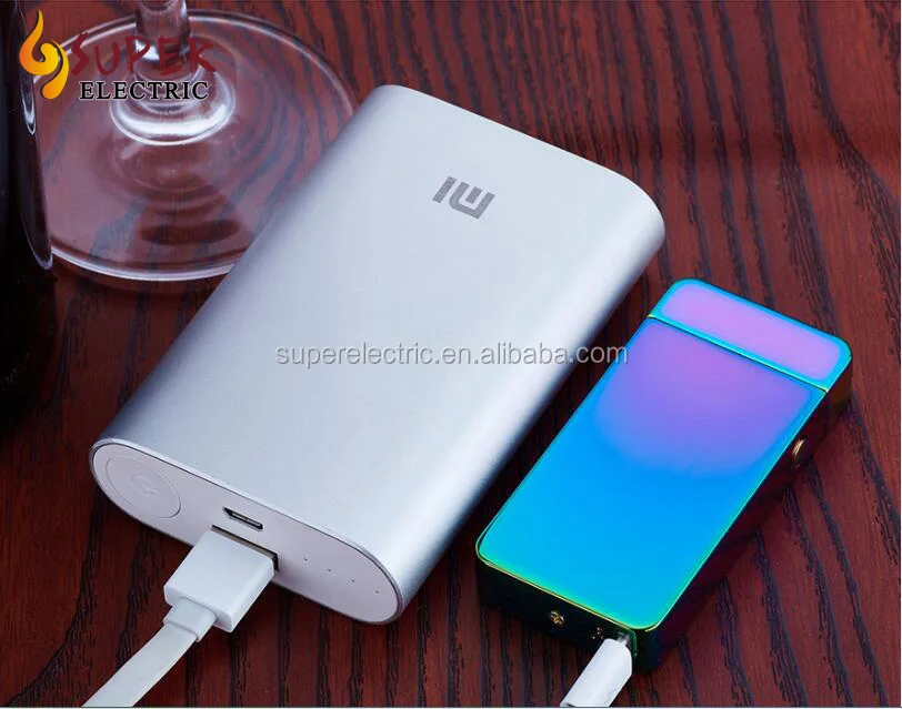 China electric single ARC golden usb charged cigarette side button USB lighter