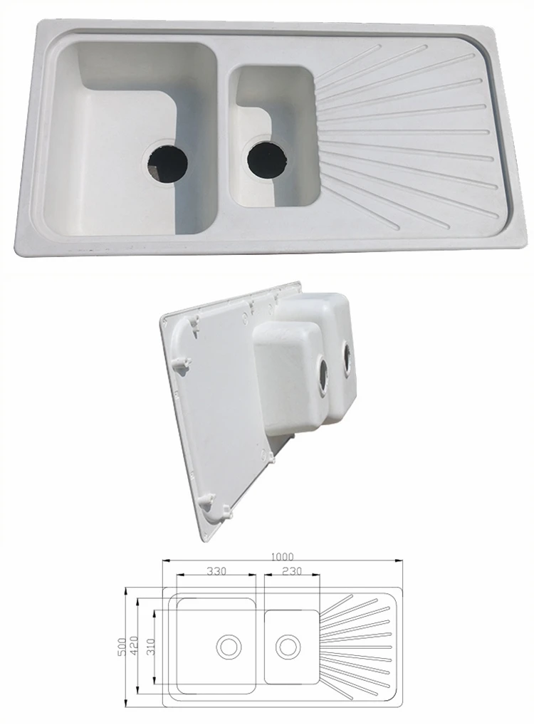 
HUA MEI SMC / BMC Ecological Washing Sink Household Plastic Mop Sink 