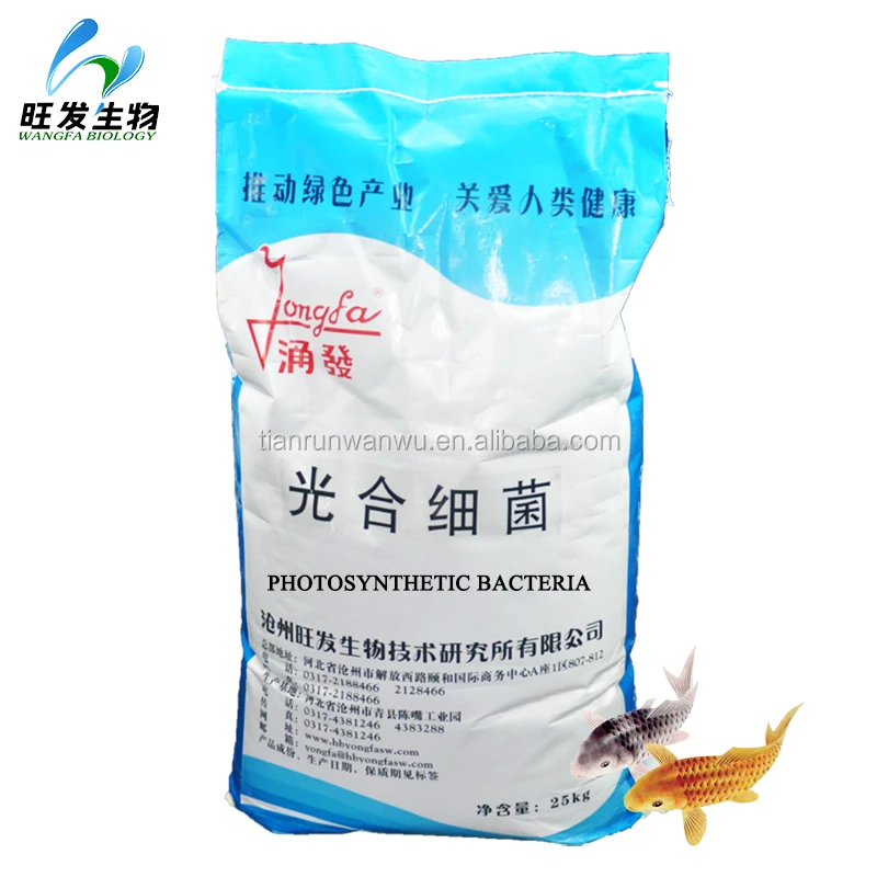Фотосинтетические бактерии, очищают качество воды, способствуют сопротивлению болезням и росту