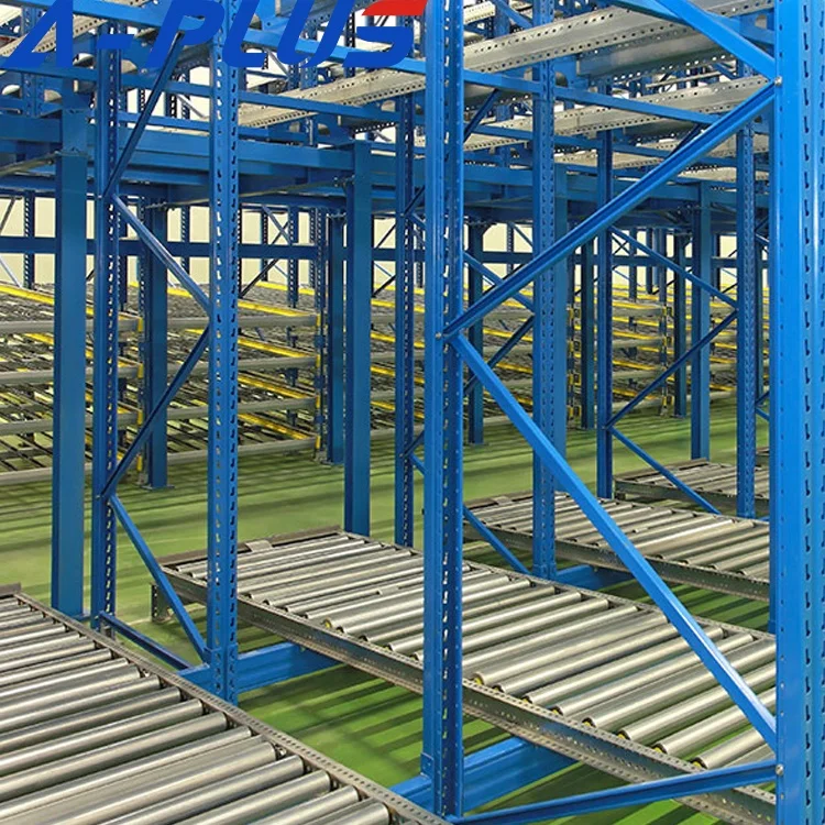 Shelve Storage Racking Customized Gravity Roller Pallet Flow Rack For Warehouse Storage warehouse storage use quality goods