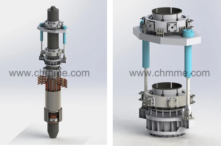 Ore-smelting electric furnace for ferroalloy