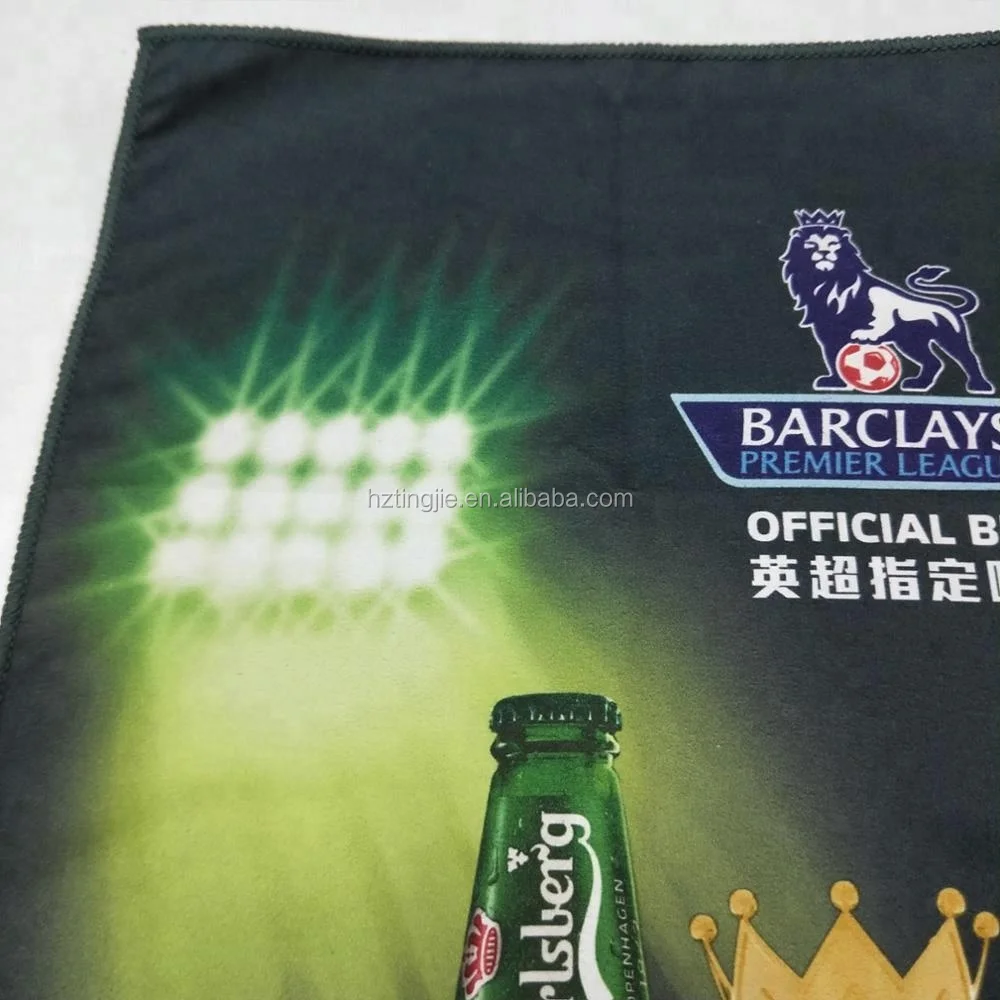 Microfiber Complex Custom Logo Small Sublimation Towel Fabric