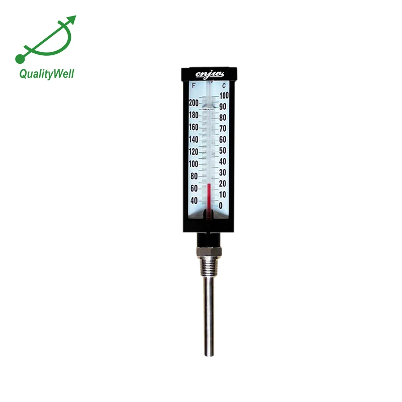 Professional Industrial Direct Pressure Cooker Glass Tube Thermometer