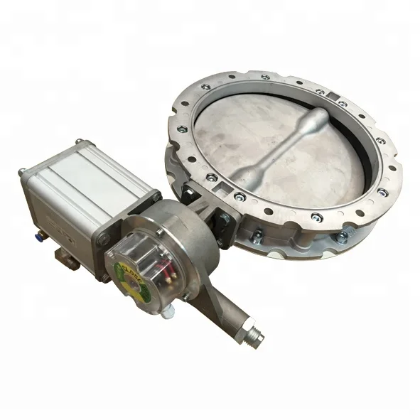 Valve Principle Wafer Butterfly Valve Pneumatic for Cement Silo