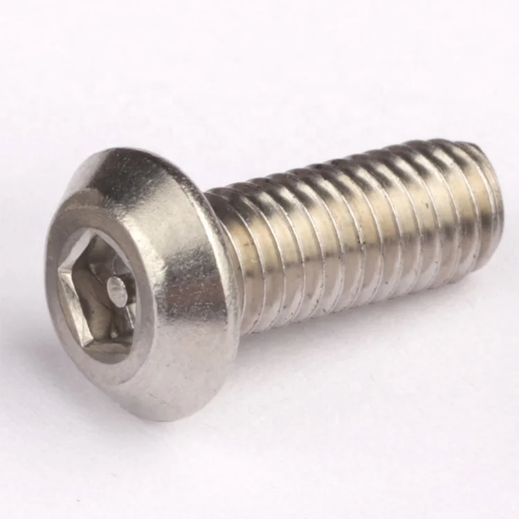 Customized Production Special Head Safety Screws Security Screw Star with Pin Center Button for Door Locking Inch,metric CN;GUA
