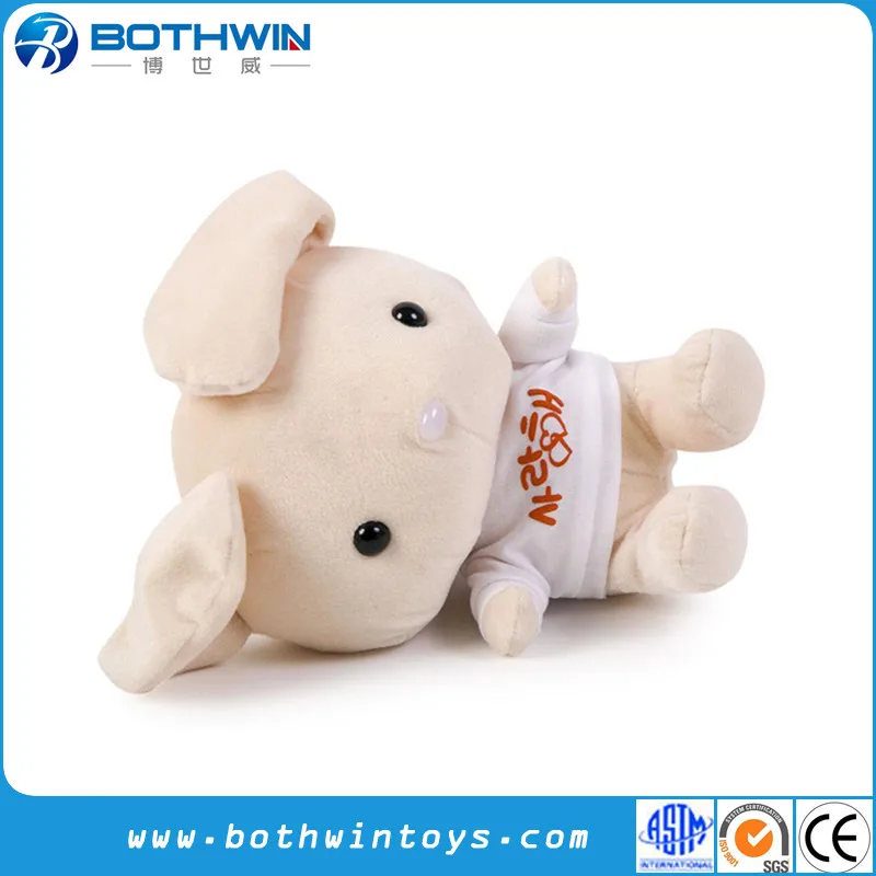 
South Korean Style Long Ears Big Head Cute Stuffed Rabbit Toy 