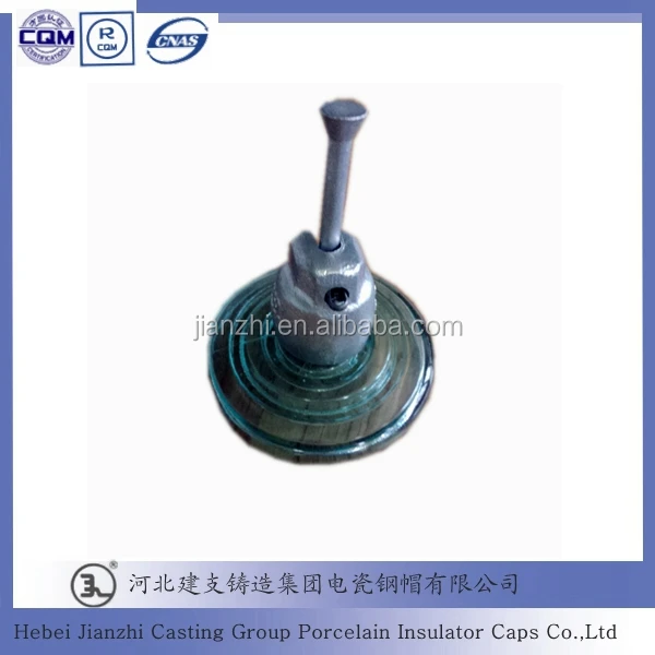 
Over Head Line Disc Insulator VIC High Voltage Disc Suspension Toughened Glass Insulator 